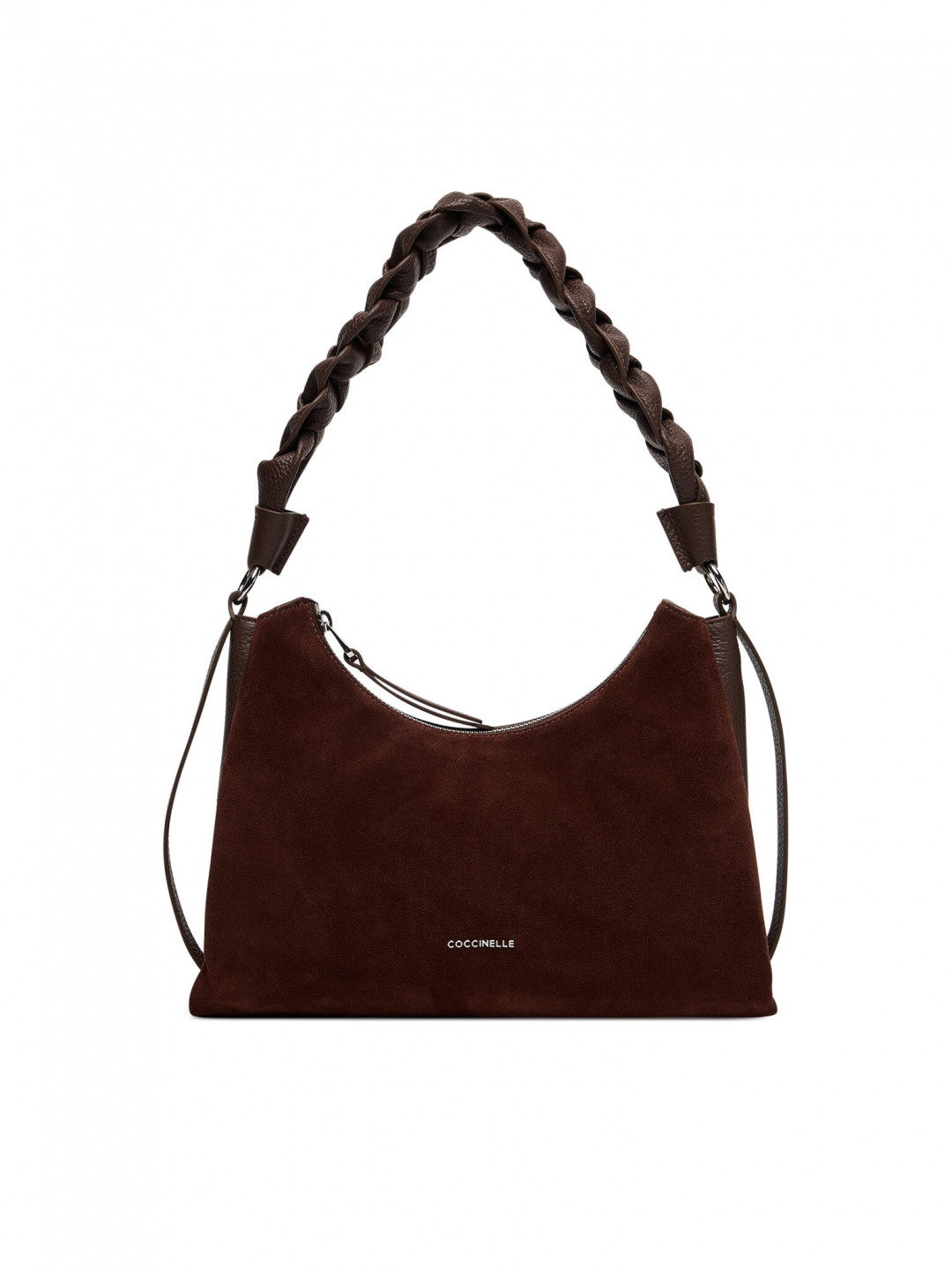 Coccinelle Kabelka P6P Boheme Suede Bimaterial E1 P6P 13 03 01 Hnědá